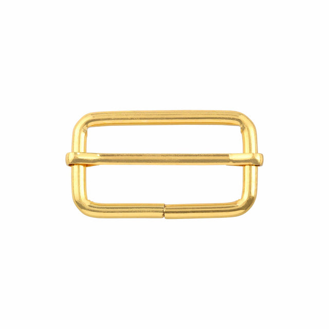 Ohio Travel Bag 1 1/2" Gold, Split Strap Slide, Steel, #C-1662-GOLD C-1662-GOLD