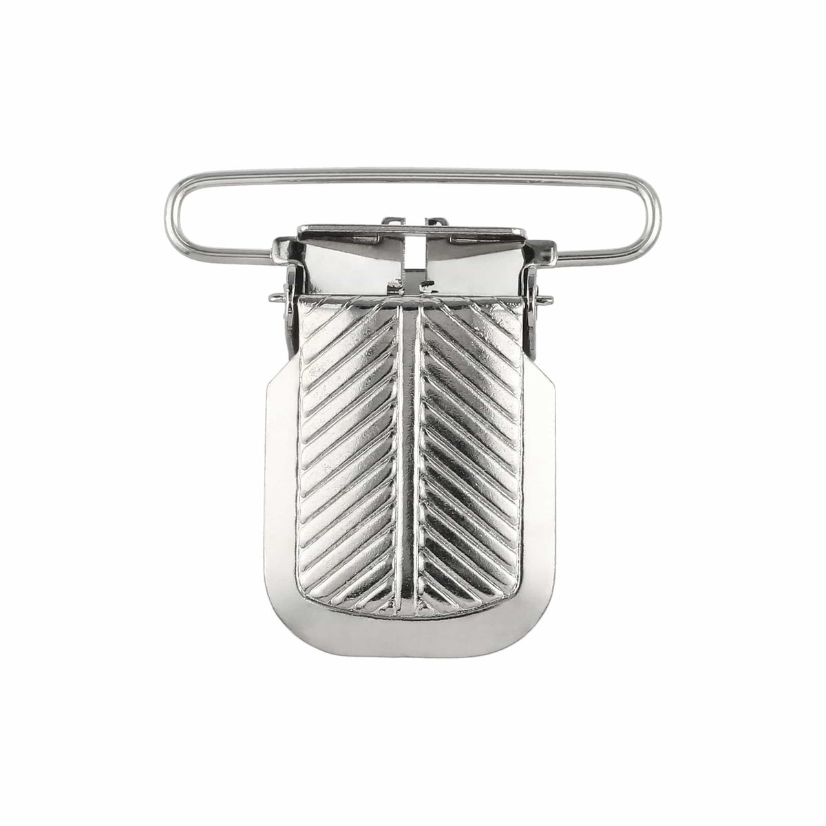 Ohio Travel Bag 1 1/2" Nickel,  Suspender Clip, Steel, #C-1269-112-NP C-1269-112-NP