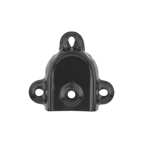 Ohio Travel Bag 1 1/4" Black, Rigid Spade Trunk Handle End Cap, Steel, #G-13-BLK G-13-BLK