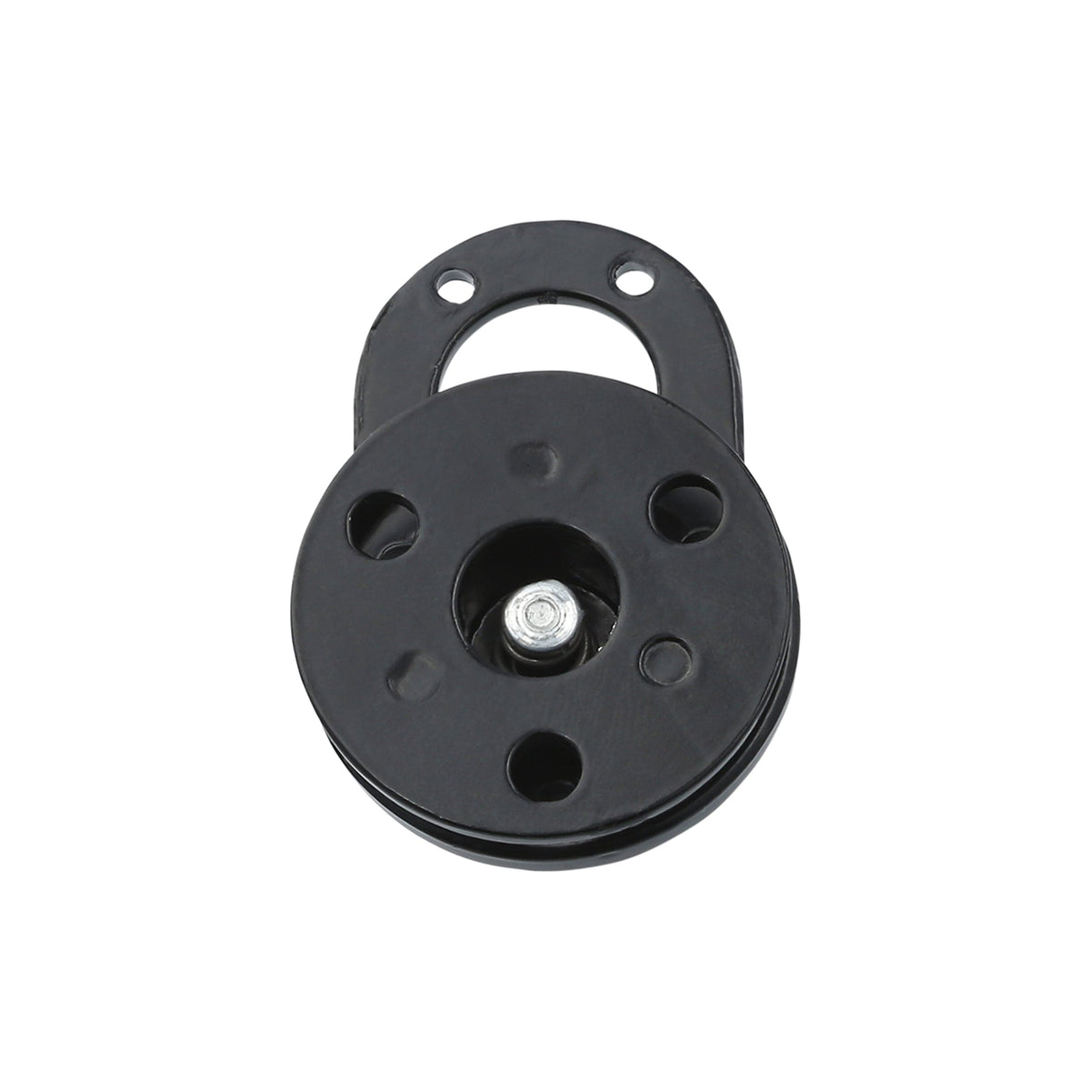Ohio Travel Bag 1 1/8" Black, Turn Lock, Zinc Alloy, #P-2435-BLK P-2435-BLK