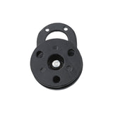 Ohio Travel Bag 1 1/8" Black, Turn Lock, Zinc Alloy, #P-2435-BLK P-2435-BLK