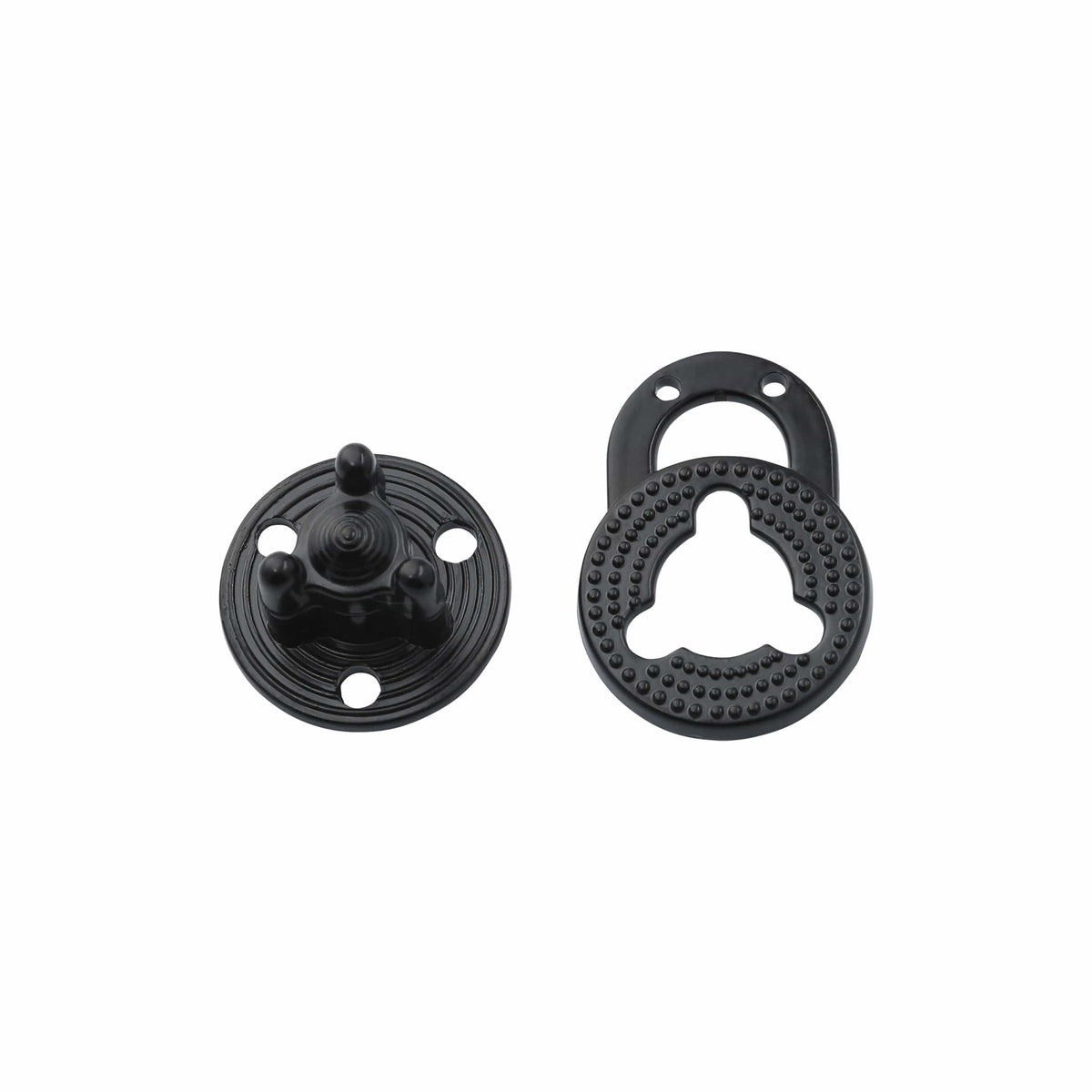 Ohio Travel Bag 1 1/8" Black, Turn Lock, Zinc Alloy, #P-2435-BLK P-2435-BLK