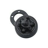 Ohio Travel Bag 1 1/8" Black, Turn Lock, Zinc Alloy, #P-2435-BLK P-2435-BLK