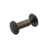 Ohio Travel Bag 1/2" Antique Brass, Chicago Screw, Solid Brass, #L-156-1-2-ANTB L-156-1-2-ANTB