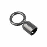 Ohio Travel Bag 1/2" Gunmetal, Tassel Cover with Spring Gate, Zinc Alloy, #P-2969-GUNM P-2969-GUNM