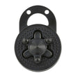 Ohio Travel Bag 1 3/8" Black, Turn Lock , Zinc Alloy, #P-2410-BLK P-2410-BLK