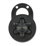 Ohio Travel Bag 1 3/8" Black, Turn Lock , Zinc Alloy, #P-2410-BLK P-2410-BLK