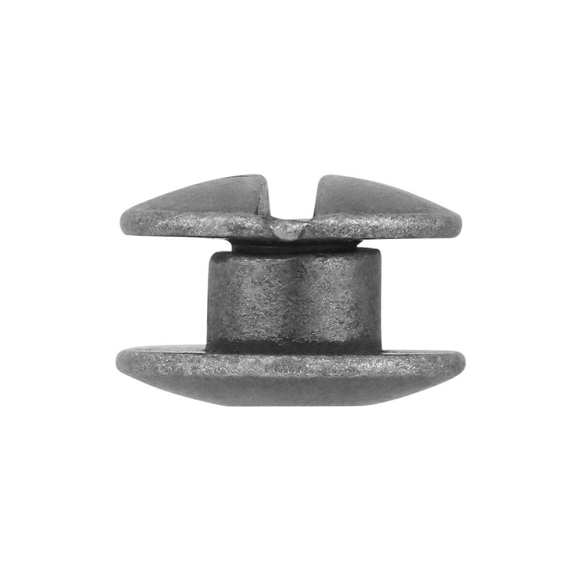 Ohio Travel Bag 1/8" Nickel, Open Hole Chicago Screw, Solid Brass, #L-156OH-1-8-NIC L-156OH-1-8-NIC