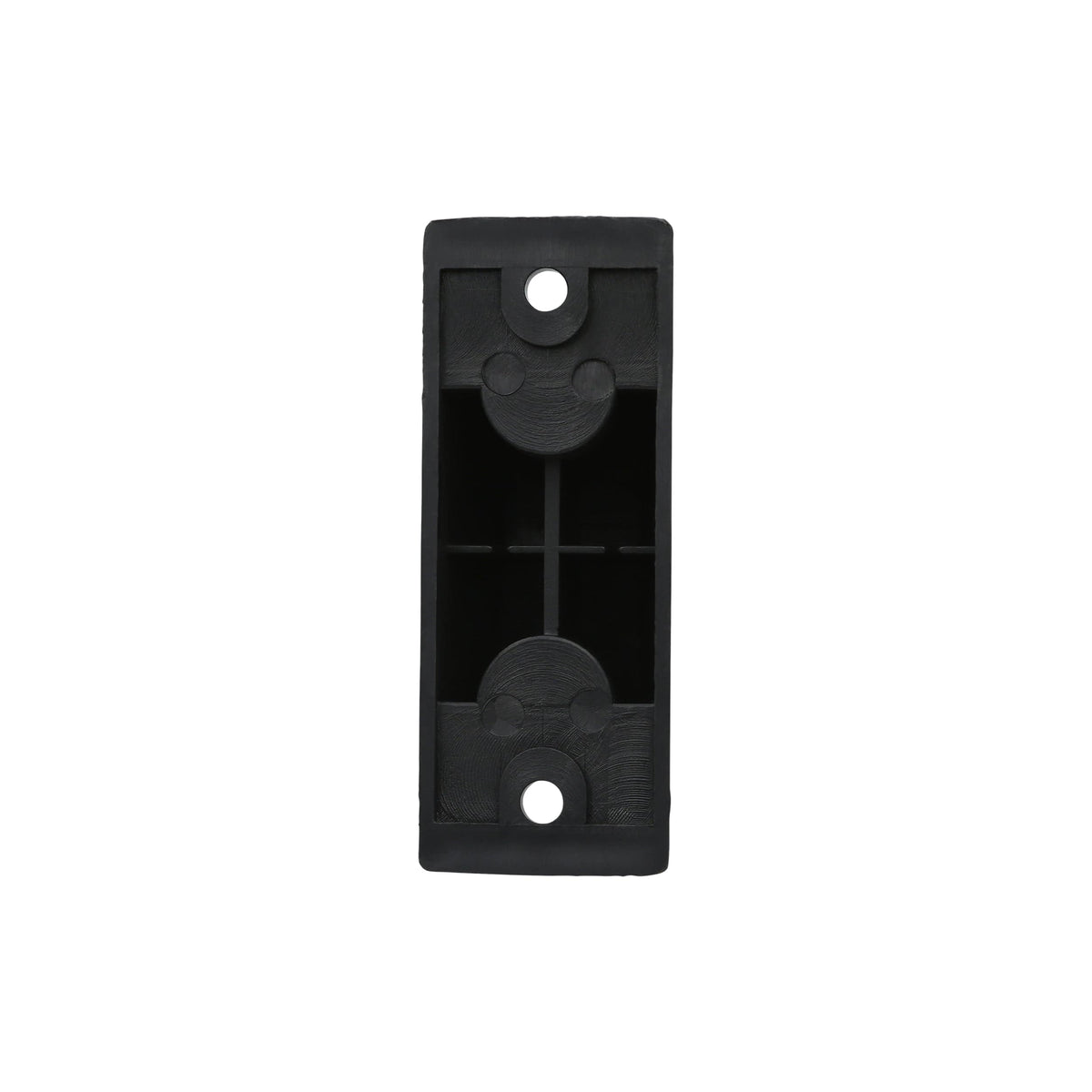 Ohio Travel Bag 1 9/16" Black, Bottom Stud, Plastic, #L-3684 L-3684