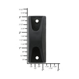 Ohio Travel Bag 1 9/16" Black, Bottom Stud, Plastic, #L-3684 L-3684