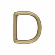 Ohio Travel Bag 1" Antique Brass, Solid D Ring, Solid Brass, #P-1338-ANTB P-1338-ANTB