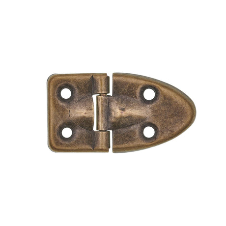 Ohio Travel Bag 1" Antique Brass, Stop Hinge, Zinc Alloy, #D-64-ANTB D-64-ANTB