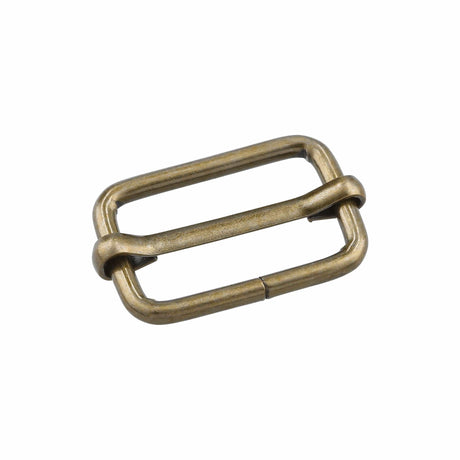 Ohio Travel Bag 1" Antique Brass, Strap Slider, Steel, #C-1112-ANTB C-1112-ANTB