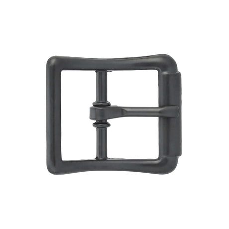 Ohio Travel Bag 1" Black, Immitation Roller Center Bar Buckle, Zinc Alloy, #C-54-1-BLK C-54-1-BLK