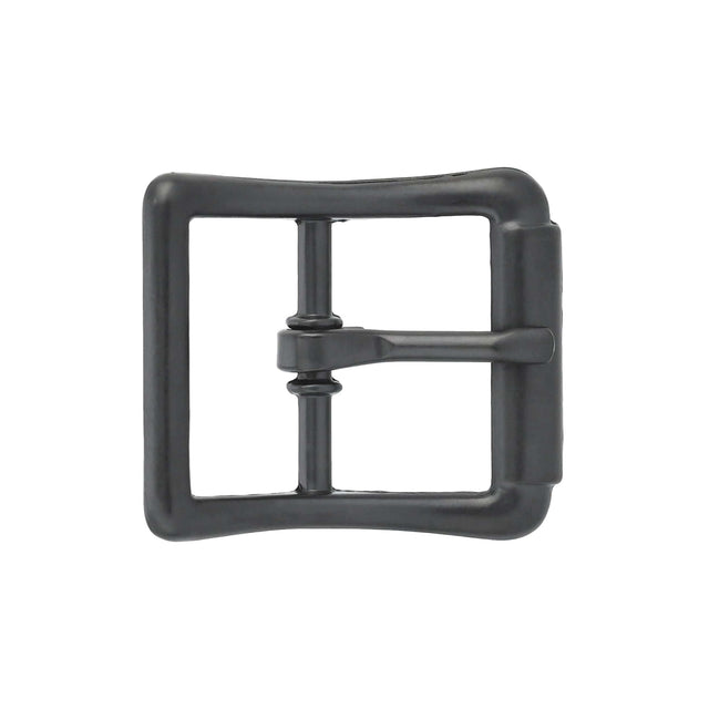 Ohio Travel Bag 1" Black, Immitation Roller Center Bar Buckle, Zinc Alloy, #C-54-1-BLK C-54-1-BLK