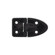 Ohio Travel Bag 1" Black, Stop Hinge, Zinc Alloy, #D-64-BLK D-64-BLK