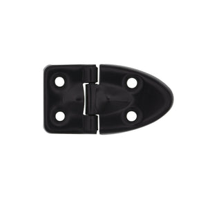 Ohio Travel Bag 1" Black, Stop Hinge, Zinc Alloy, #D-64-BLK D-64-BLK