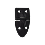Ohio Travel Bag 1" Black, Stop Hinge, Zinc Alloy, #D-64-BLK D-64-BLK