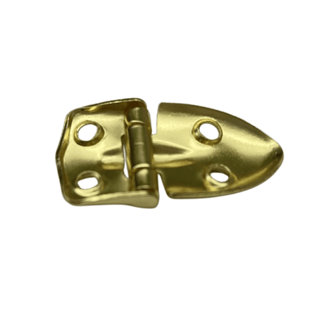 Ohio Travel Bag 1" Brass, Concave Stop Hinge, Zinc Alloy, #D-64-BPC D-64-BPC