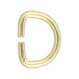 Ohio Travel Bag 1" Brass, Split D ring, Solid Brass, #D-412-SB D-412-SB