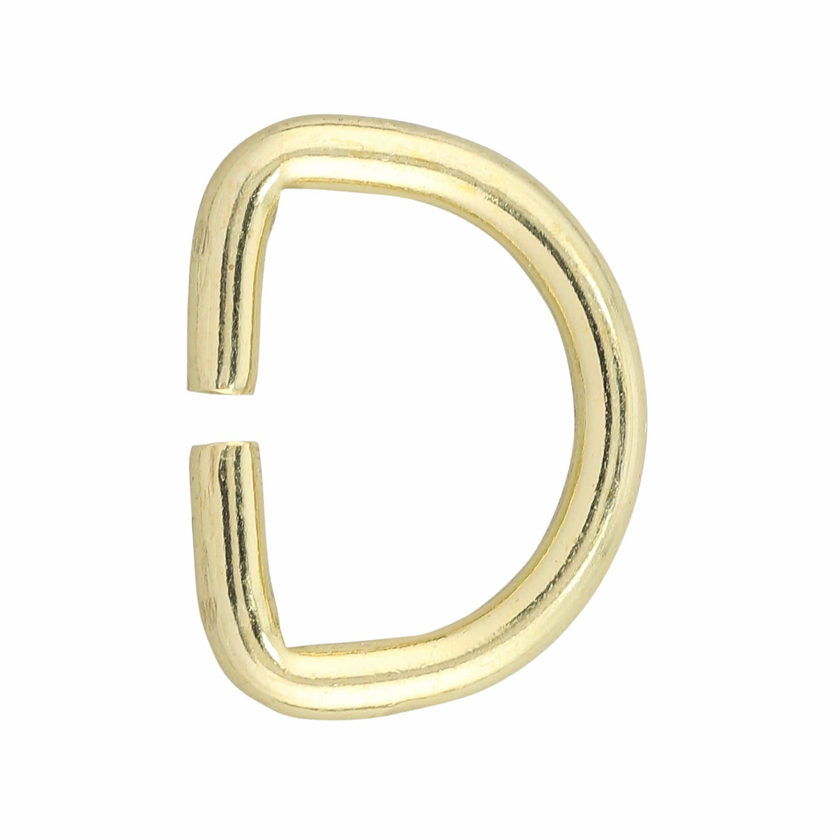 Ohio Travel Bag 1" Brass, Split D ring, Solid Brass, #D-412-SB D-412-SB