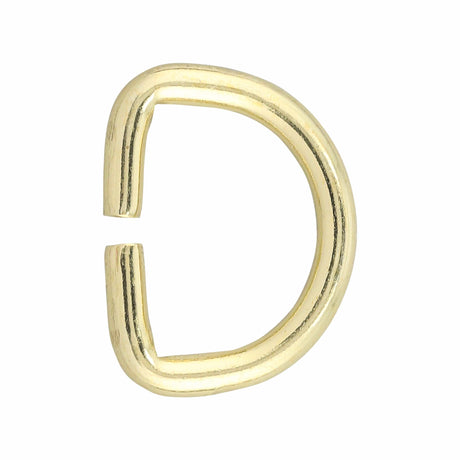 Ohio Travel Bag 1" Brass, Split D ring, Solid Brass, #D-412-SB D-412-SB