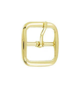 Ohio Travel Bag 1" Gold, Center Bar Buckle, Solid Brass, #C-1517-GOLD C-1517-GOLD