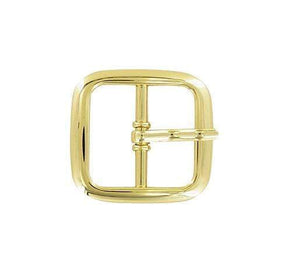 Ohio Travel Bag 1" Gold, Center Bar Buckle, Solid Brass, #C-1517-GOLD C-1517-GOLD