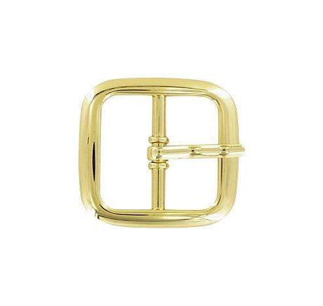 Ohio Travel Bag 1" Gold, Center Bar Buckle, Solid Brass, #C-1517-GOLD C-1517-GOLD