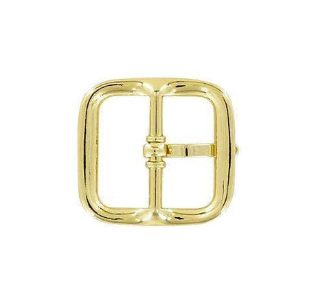 Ohio Travel Bag 1" Gold, Center Bar Buckle, Solid Brass, #C-1517-GOLD C-1517-GOLD