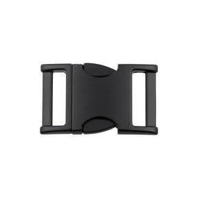 Ohio Travel Bag 1" Matte Black, Side Squeeze Buckle, Zinc Alloy, #C-250-1-BLK C-250-1-BLK