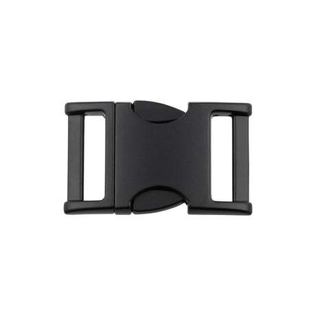 Ohio Travel Bag 1" Matte Black, Side Squeeze Buckle, Zinc Alloy, #C-250-1-BLK C-250-1-BLK