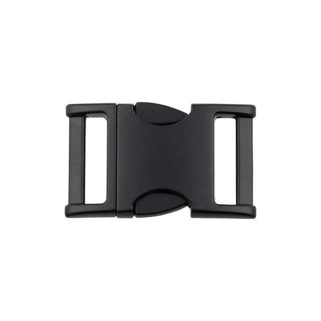 Ohio Travel Bag 1" Matte Black, Side Squeeze Buckle, Zinc Alloy, #C-250-1-BLK C-250-1-BLK