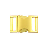 Ohio Travel Bag 1" Matte Brass, Side Squeeze Buckle, Zinc Alloy, #C-250-1-BRS C-250-1-BRS