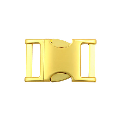 Ohio Travel Bag 1" Matte Brass, Side Squeeze Buckle, Zinc Alloy, #C-250-1-BRS C-250-1-BRS
