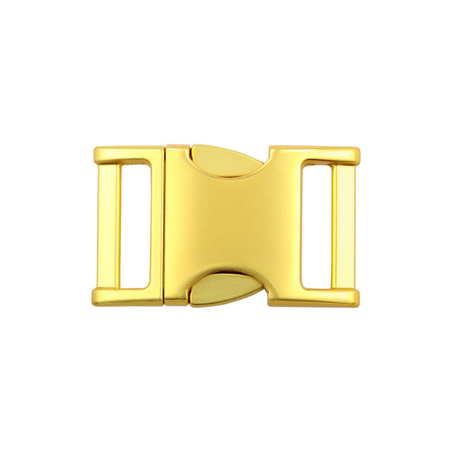 Ohio Travel Bag 1" Matte Brass, Side Squeeze Buckle, Zinc Alloy, #C-250-1-BRS C-250-1-BRS