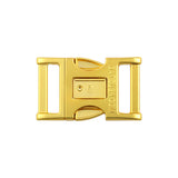 Ohio Travel Bag 1" Matte Brass, Side Squeeze Buckle, Zinc Alloy, #C-250-1-BRS C-250-1-BRS