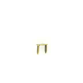 Ohio Travel Bag #10 Antique Brass, 2-Prong Bottom Stop, Zinc Alloy, #10M-2P-ANTB 10M-2P-ANTB