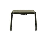Ohio Travel Bag #10 Black, 2-Prong Bottom Stop, Zinc Alloy, #10M-2P-BLK 10M-2P-BLK