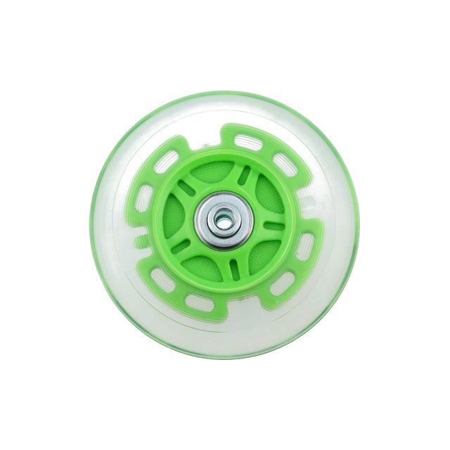 Ohio Travel Bag 100mm Green, In-line skate wheel with LED Lights, PolyUrethane, #L-3893-GRN L-3893-GRN