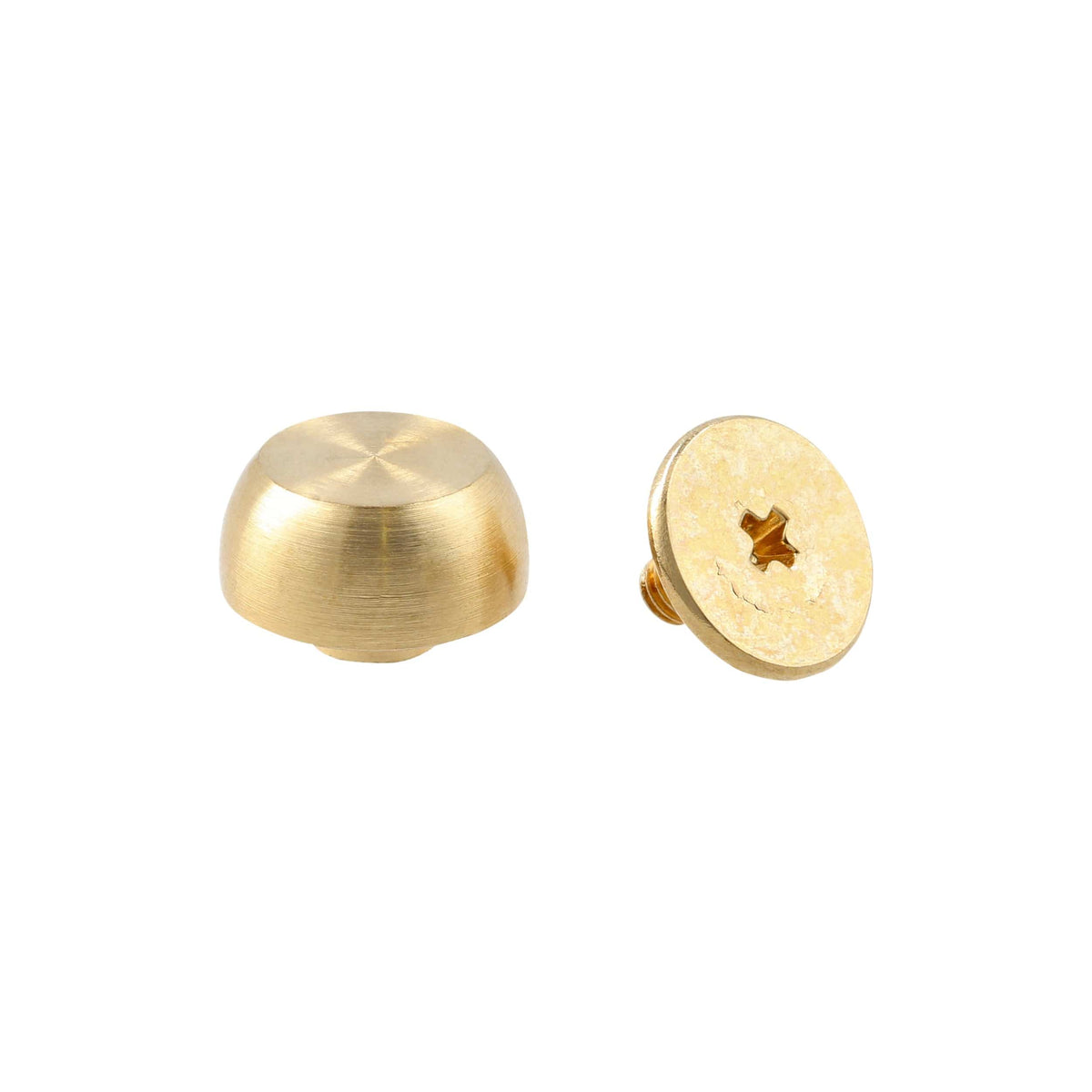 Ohio Travel Bag 11mm Brass, Rivet with Screw, Zinc Alloy, #P-4003-11-BRS P-4003-11-BRS