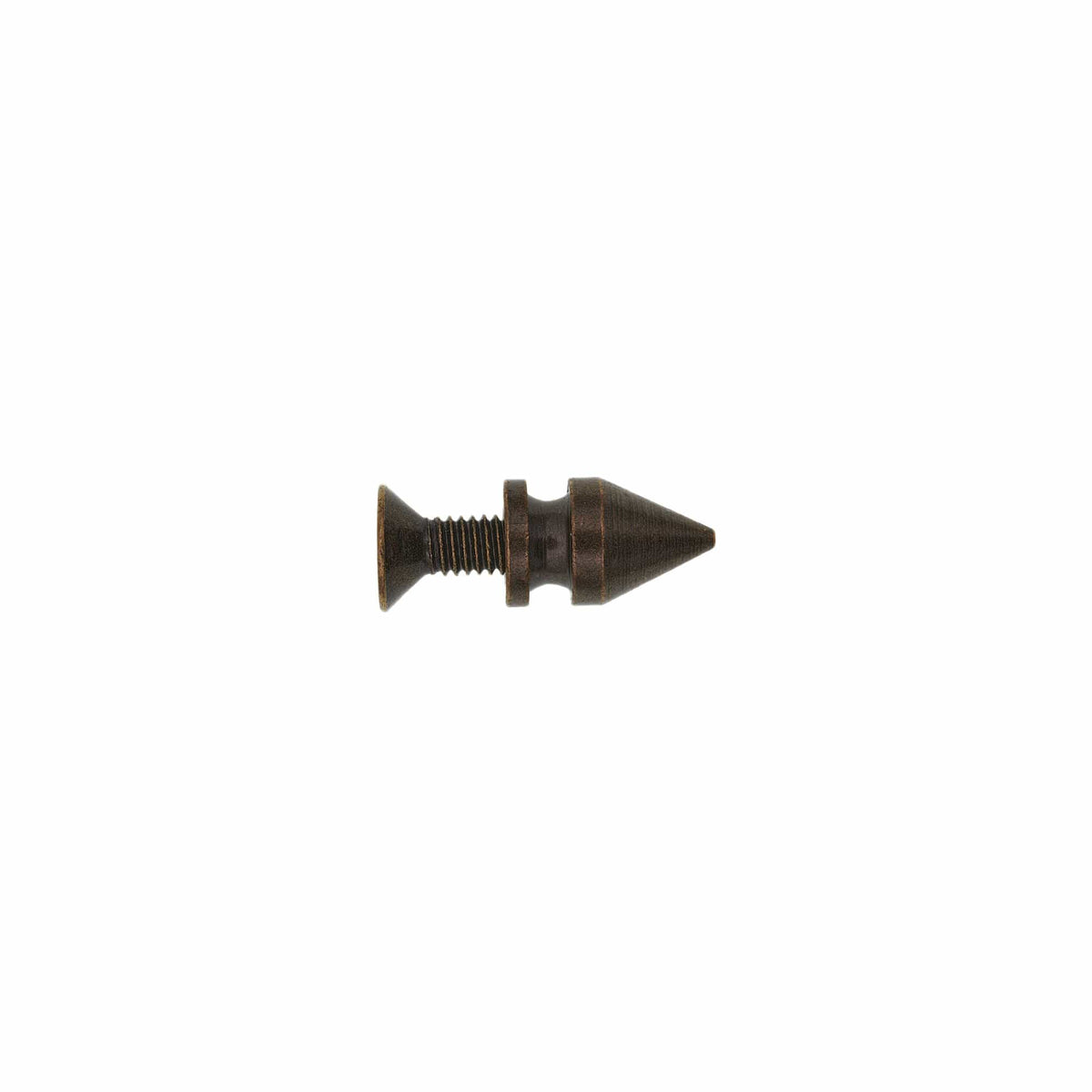 Ohio Travel Bag 12 mm Antique Brass, Spike with Screw, Solid Brass, #C-1551-ANTB C-1551-ANTB