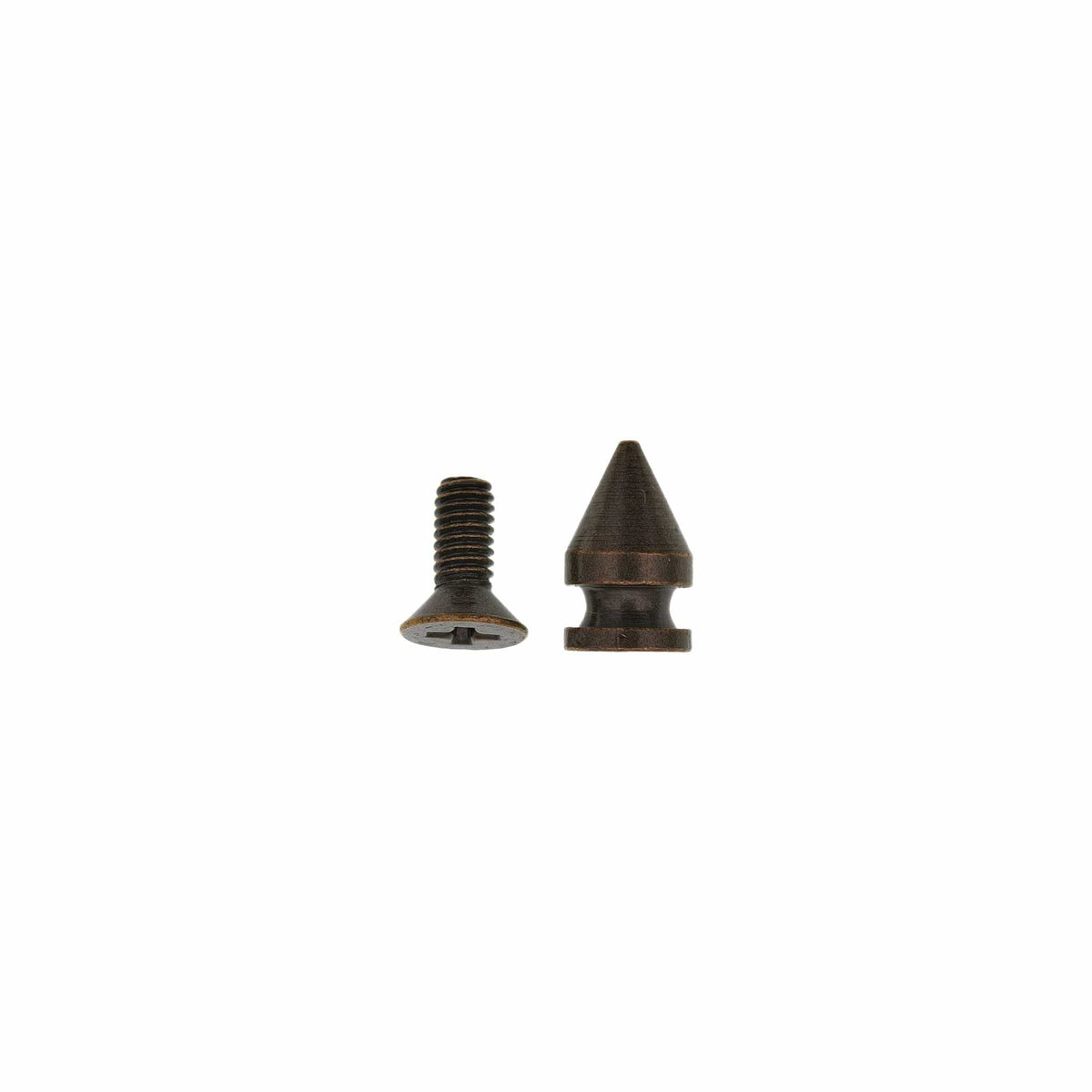Ohio Travel Bag 12 mm Antique Brass, Spike with Screw, Solid Brass, #C-1551-ANTB C-1551-ANTB