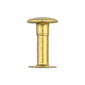 Ohio Travel Bag 15mm Brass, Single Cap Jiffy Rivets, Solid Brass-100ct, #515S-SB 515S-SB
