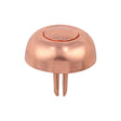Ohio Travel Bag 17mm Copper, Round Handbag Bottom Stud, Steel, #312-6-16-CPR 312-6-16-CPR