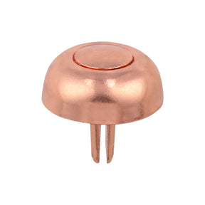 Ohio Travel Bag 17mm Copper, Round Handbag Bottom Stud, Steel, #312-6-16-CPR 312-6-16-CPR