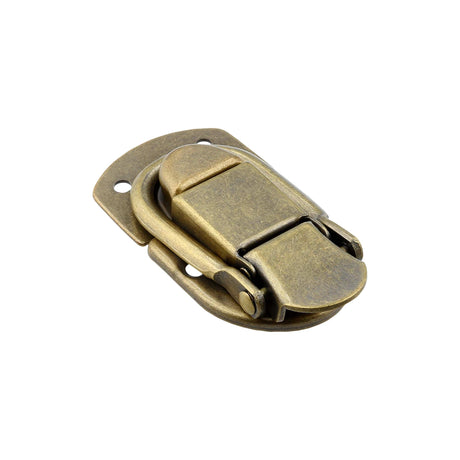 Ohio Travel Bag 2 7/16" Antique Brass, Latch Lock Drawbolt, Steel, #L-2026-ANTB L-2026-ANTB