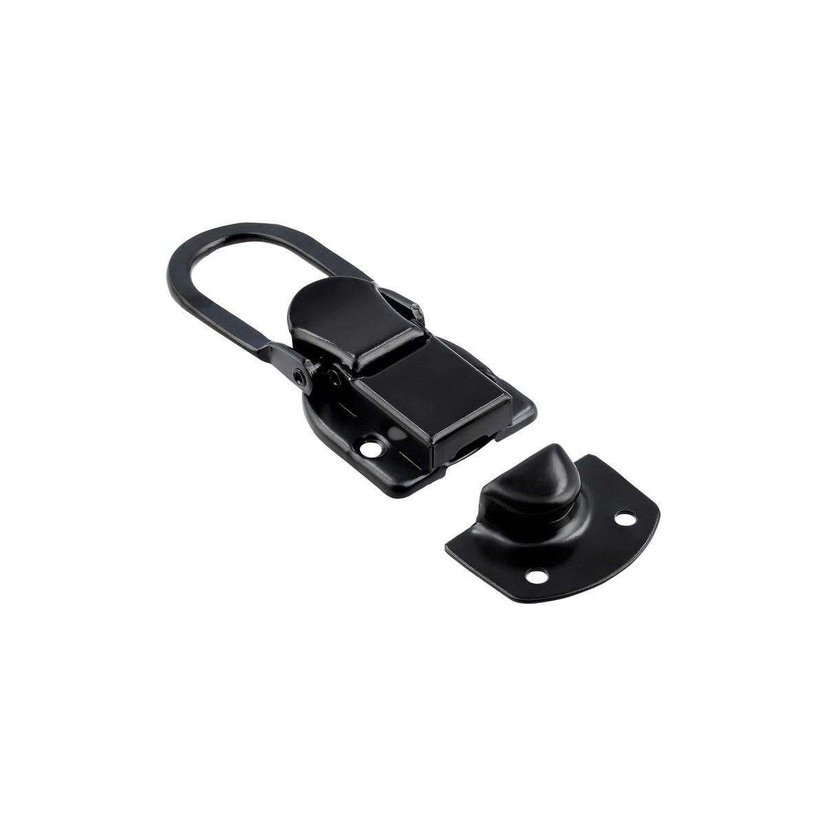 Ohio Travel Bag 2 7/16" Black, Latch Lock Drawbolt, Steel, #L-2026-BLK L-2026-BLK
