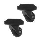 Ohio Travel Bag 2 7/8" Black, Spinner Wheels Black Pair, Plastic, #L-3593 L-3593