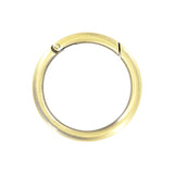 Ohio Travel Bag 2" Antique Brass, Ring w/ Spring Gate, Zinc Alloy, #P-2732-ANTB P-2732-ANTB